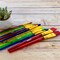 BAZIC Assorted Nylon Paint Brush Set w/ Translucent Handle (12/Pack)